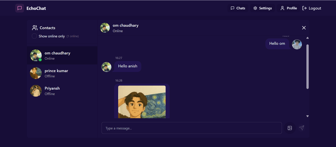 EchoChat Screenshot